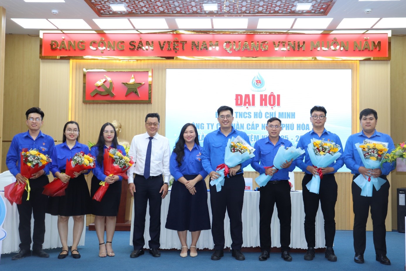 ĐOÀN CƠ SỞ CÔNG TY CỔ PHẦN CẤP NƯỚC PHÚ HÒA TÂN TỔ CHỨC THÀNH CÔNG ĐẠI HỘI ĐOÀN TNCS HỒ CHÍ MINH CÔNG TY CỔ PHẦN CẤP NƯỚC PHÚ HÒA TÂN LẦN THỨ VII  NHIỆM KỲ 2025   2030